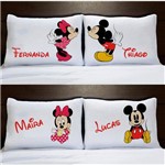 Fronhas Personalizadas Casal Mickey e Minnie com Filhos