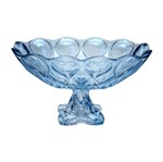 Fruteira de Mesa de Cristal Azul Safir Wolff