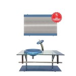 Gabinete de Vidro 90cm para Banheiro Áustria Azul