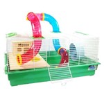 Gaiola Bragança Mickey Natureza Tubos Divertidos para Hamster e Gerbil - Gr154 (verde)