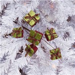 Galho Decorativo para Árvore de Natal Presentinhos Verdes - Orb Christmas