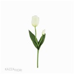 Galho Tulipa Artificial - Branco