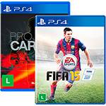 Game FIFA 15 + Project Cars - PS4