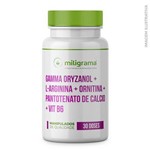 Gamma Oryzanol + L-Arginina + Ornitina + Pantotenato de Calcio + Vit B6 - 30 Doses