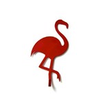 Gancho Flamingo Vermelho