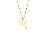 Gargantilha Estrela em Ouro 18K Coleção Star