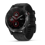 Garmin Fenix 5 Plus - Preto - Tela de Safira - Smartwatch Gps Premium Multiesportivo com Músicas