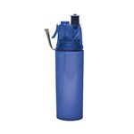 Garrafa Squeeze com Borrifador de Água Azul 600 Ml