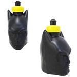 Garrafa Squeeze de Plastico Morcego Preto 3d 450ml