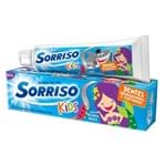 Gel Dental Sorriso Kids com Flúor Sabor Melancia Mágica Personagens Sortidos 50g