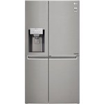 Geladeira/Refrigerador LG Side By Side New Lancaster 601L - Prata
