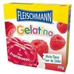 Gelatina em Pó Framboesa 20g - Fleischmann