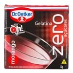 Gelatina em Pó Sabor Morango Zero Açúcar Dr. Oetker 12g