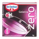 Gelatina em Pó Sabor Uva Zero Açúcar Dr. Oetker 12g