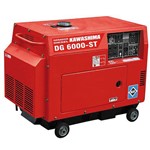 Gerador à Diesel Trifásico 5000W Fechado Dg-6000St Kawashima