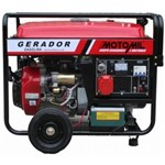 Gerador a Gasolina 8000 Watts - 4 Tempos Mod. Mgg-8000e 110/220v - Motomil