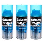 Gillette Mach3 Extra Comfort Gel de Barbear 71g (kit C/03)