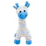 Girafa Azul em Pé 22cm - Pelúcia