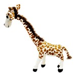 Girafa de Pé com Pescoço Dobrável 53cm - Pelúcia