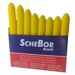 Giz Amarelo - Caixa com 08 Pecas - R7709001 - Schebor