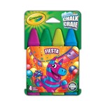 Giz de Calçada Lavável Fiesta - Crayola
