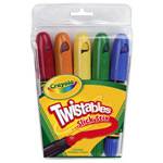 Giz de Cera Super Twister - 5 Cores - Crayola