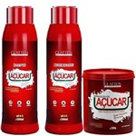 Glatten Professional - Açúcar Shampoo 500ml + Condicionador 500ml + Máscara 240g