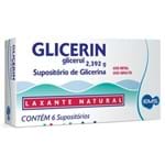Glicerin Adulto 6 Supositórios