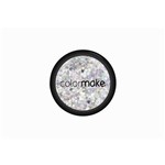 Glitter Poliester Holográfico Estrela Prata - Color Make