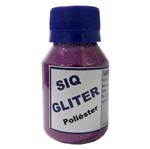Glitter Poliéster Siquiplás 1/128 Ametista 40g