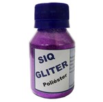 Glitter Poliéster Siquiplás 1/96 Roxo N 40g