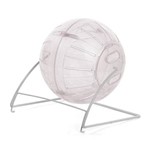 Globo Hamster Ball 12cm com Suporte Eleva Mundi - Transparente