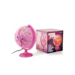 Globo Terrestre com Luz - 25 Cm - Pink Zoo - Tecnodidattica