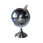Globo Terrestre Vintage Retro em Madeira Decorativa Clássica Geek World Globe