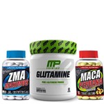 Glutamine 300g Muscle Pharm + Maca 180tabs + Zma 120tabs