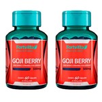 Goji Berry com Cromo e Vitamina a - 2 Un de 60 Cápsulas - Fortvitta