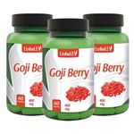 Goji Berry 3 Frascos 180 Cápsulas Premium Slim