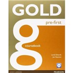 Gold Pre First Coursebook - With CD-ROM Class Audio