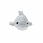 Golfinho Branco Cinza 25cm - Pelúcia