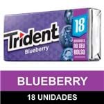 Goma de Mascar Trident Blueberry com 18 Unidades