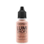Gosh Lumi Drops 004 Peach - Iluminador Líquido 15ml