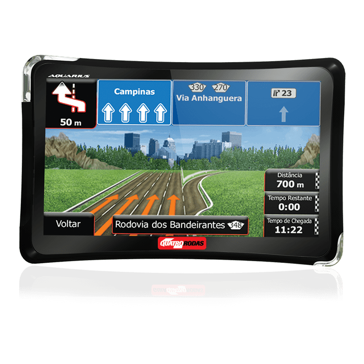 GPS Automotivo Quatro Rodas 4.3" MTC4310 Slim