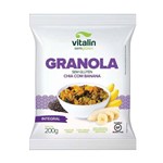 Granola Chia com Banana Integral Vitalin 200g