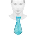 Gravata de Plastico Candy - Azul Claro