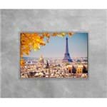 Gravura Decorativa Torre Eiffel de Dia Cidade 17 60x90