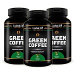 Green Coffee 100% Puro Black (Café Verde) 3 Frascos 300 Cápsulas