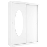 Guarda-roupa Henn Play - 02 Portas Deslizantes - Branco Acetinado - (222 X 169 X 53 Cm)