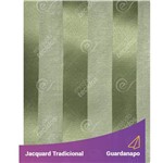 Guardanapo em Tecido Jacquard Verde Pistache Listrado Tradicional - 40x40cm