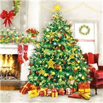 Guardanapo para Decoupage Ambiente – Luxury Pacote com 20 Unidades - 33303985 Christmas Is All Aroun