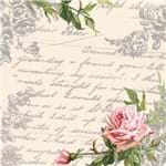 Guardanapo para Decoupage - Carta com Rosas Pacote - 13309245 Carta com Rosas 13309245